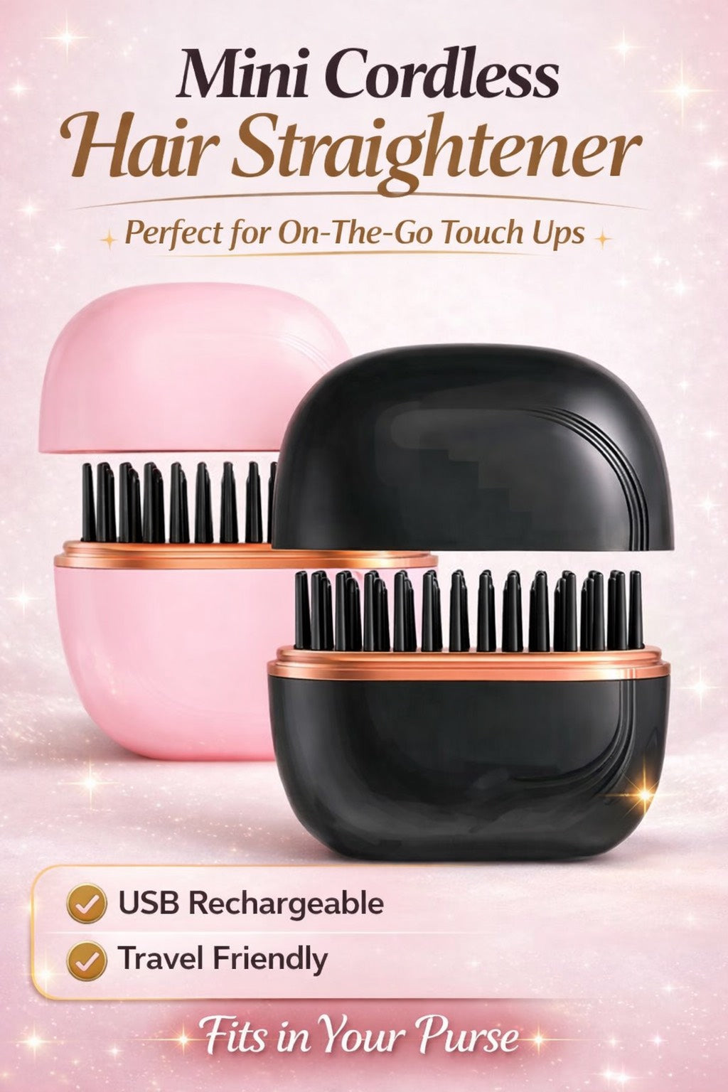 Straight Hair in Minutes-Anywhere!!