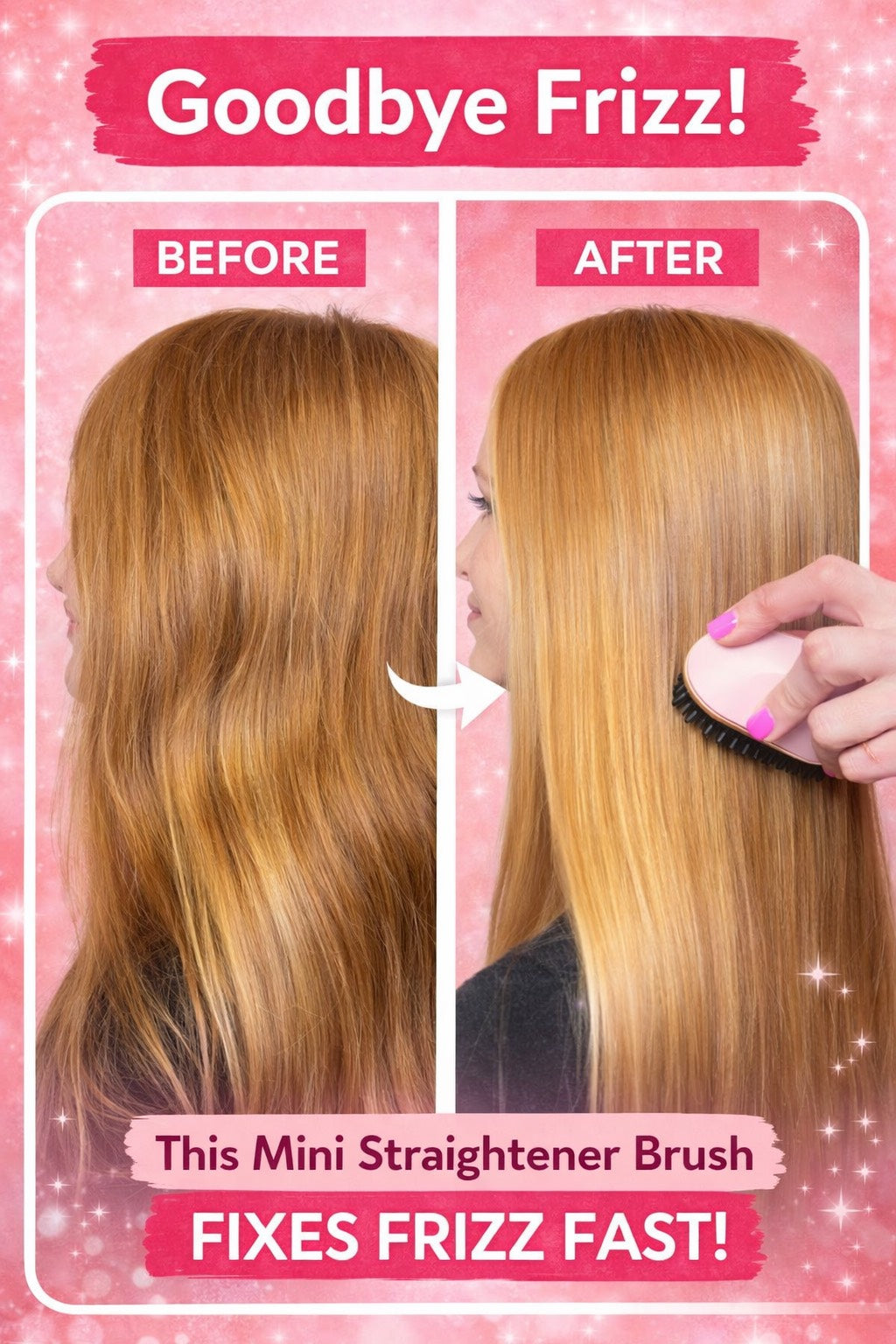 Straight Hair in Minutes-Anywhere!!