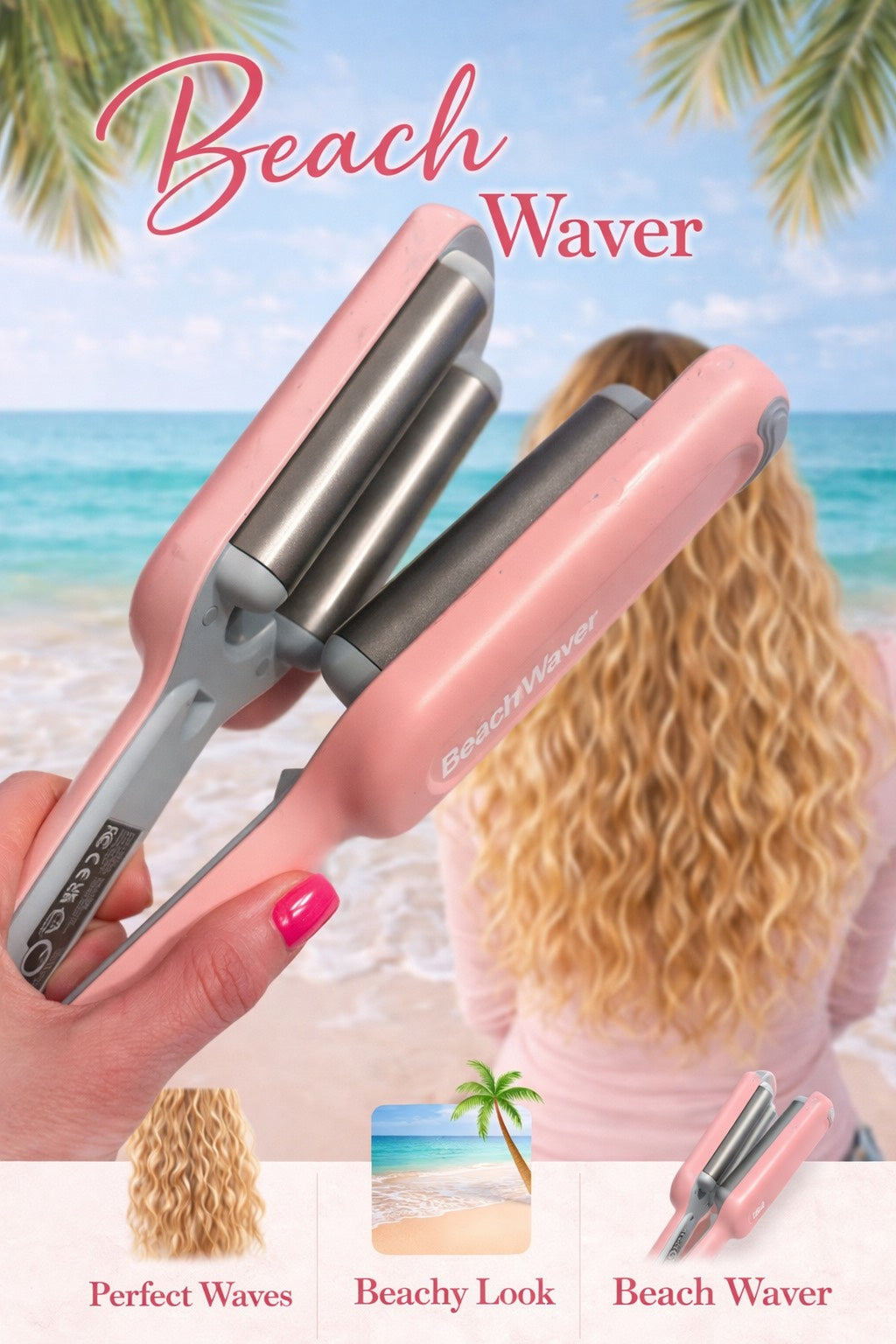 Effortless Beach Waves in Minutes (No Salon Needed) 💖