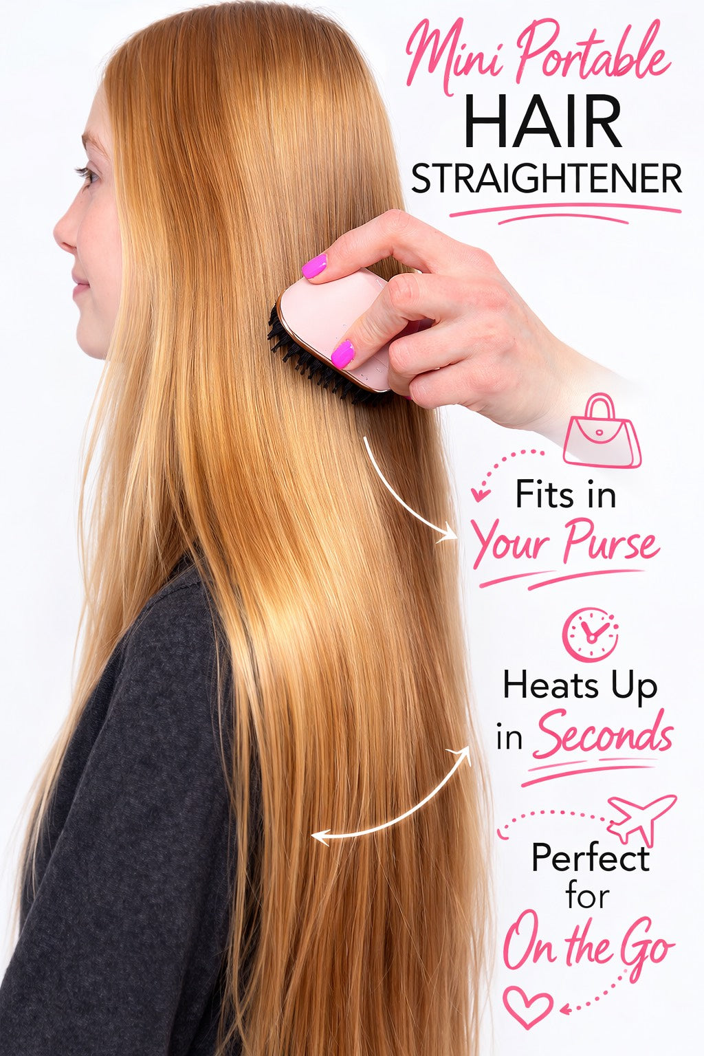 Mini Pocket Hair Straightener